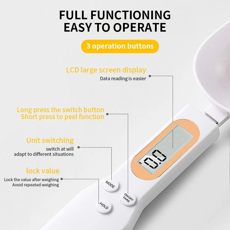 PrecisioSpoon Digital Spoon Scale – 0.1g Precision for Baking & Coffee